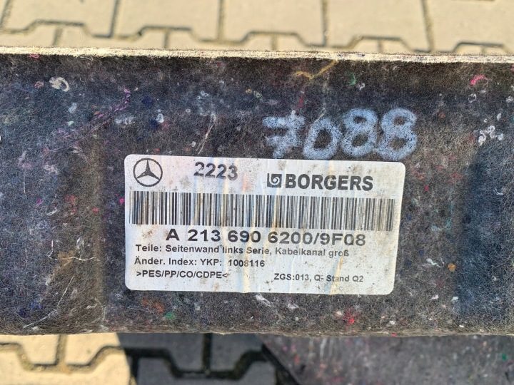 MERCEDES E КЛАСС W213 СЕДАН ОБШИВКА БАГАЖНИКА ЛЕВАЯ A2136906200, фото 3