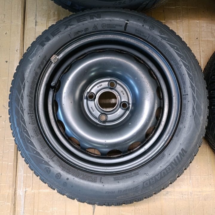 КОЛЕСА ЗИМНИЕ 4.5J 14" ET35 4x100 PEUGEOT 107 108 CITROEN C1 AYGO 165/65/R14, фото 4
