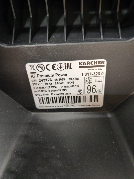 Мойка высокого давления Karcher K 7 Premium Power Flex 1.317-320.0, фото 8