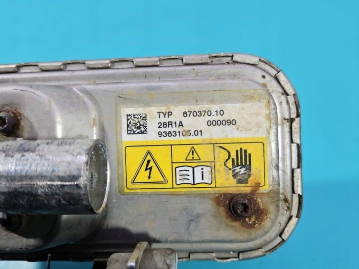 ПОДОГРЕВАТЕЛЬ ОХЛАЖДАЮЩЕЙ ЖИДКОСТИ BMW I3 0,0 ЭЛЕКТРИЧЕСКИЙ 9363105 67037010, фото 8