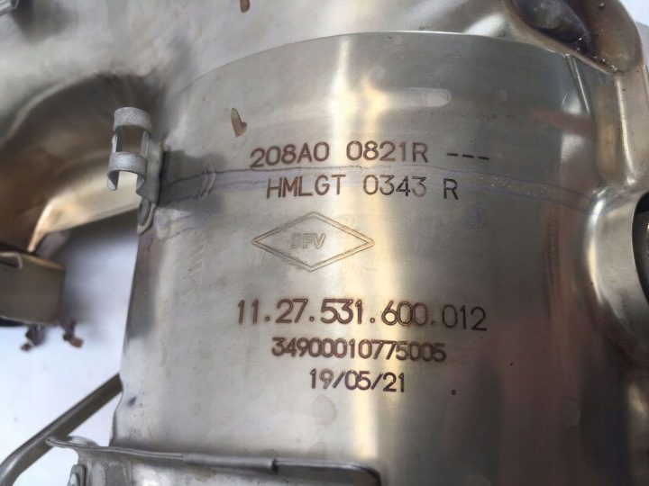 QASHQAI III J12 1.3 DIG-T 2022 КАТАЛИЗАТОР DPF, фото 3