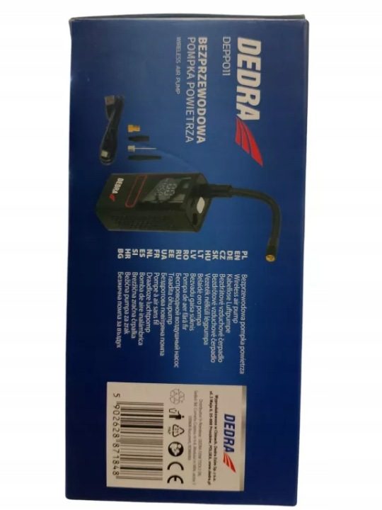 Беспроводной насос воздуха 2x2000 мАч DEPP011 Power bank, разный wentyle, фото 4
