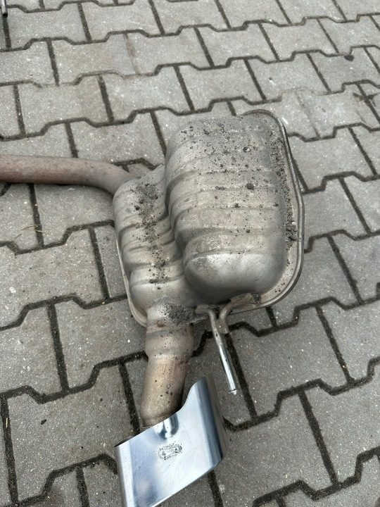 Выхлоп, глушитель, katalizator,exhaust Mercedes SL R230, РЕСТАЙЛИНГ, SL550, OM273,V8, фото 4