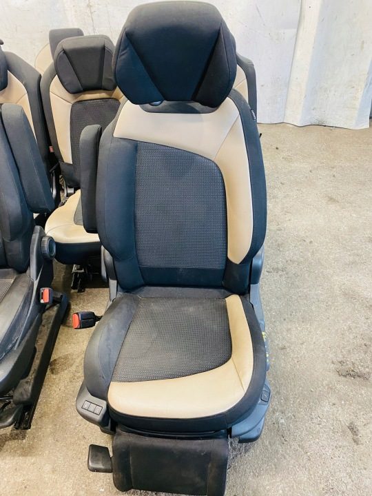 КОМПЛЕКТ СИДЕНИЙ СИДЕНЬЯ ПОЛУКОЖА ПРОСТАВКА C4 GRAND PICASSO II 7 МЕСТ #199, фото 2