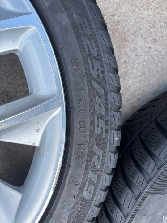 КОЛЕСА OE SKODA KAROQ 225/45/19 ЗИМА PIRELLI ŚLICZNE, фото 6