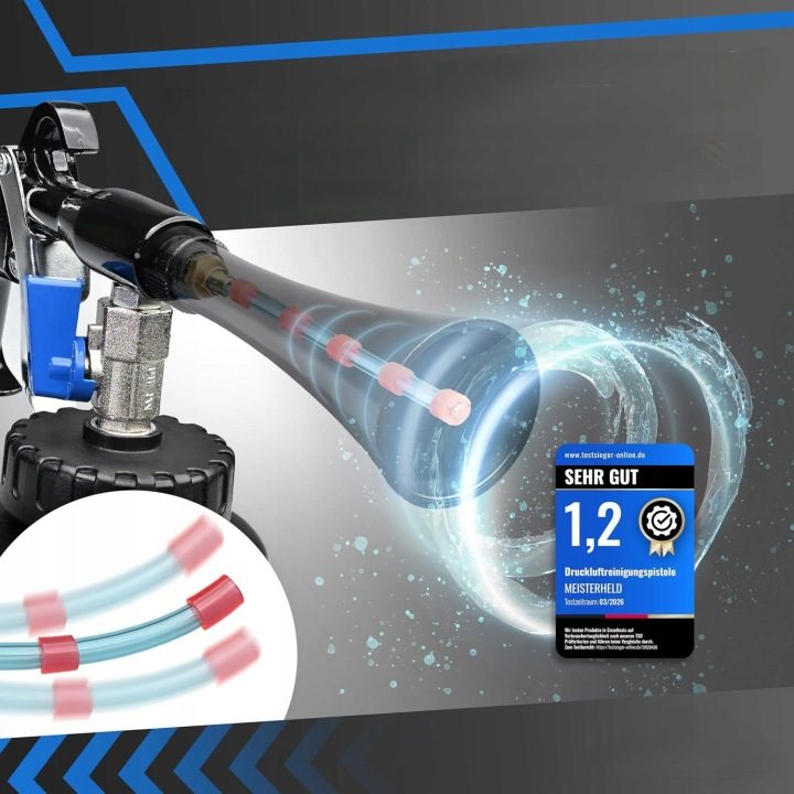 Пистолет пневматический для очистки MEISTERHELD DRP1001 1L, фото 9