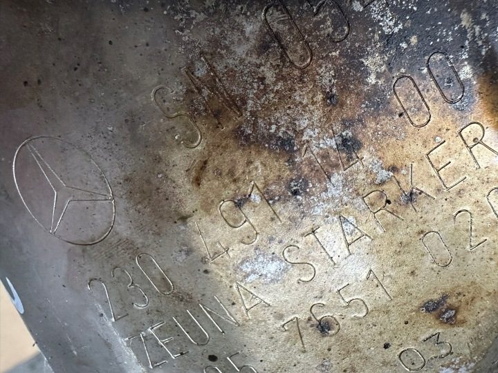 Глушитель, exhaust,katalizator Mercedes SL R230,W230 SA2, SL350, V6,3.7, фото 13