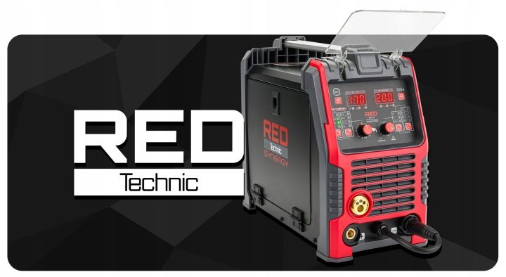 Полуавтомат сварочный MIG/MAG, MMA, TIG красный Technic 30-250 A 230 в, фото 2