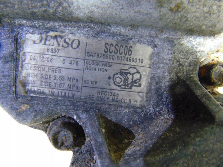 Компрессор кондиционера Fiat Panda II 1.3 Mjtd SCS06 5A7975600-517469310, фото 5