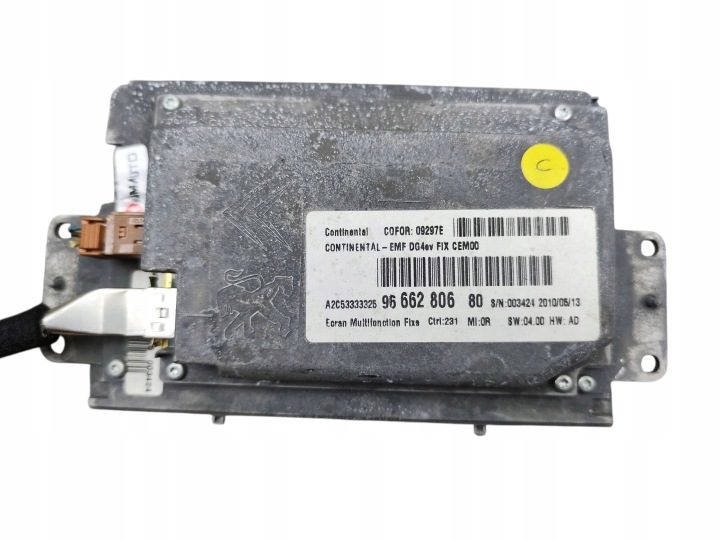 ДИСПЛЕЙ НАВИГАЦИИ GPS CITROEN C5 III X7 9666280680, фото 3