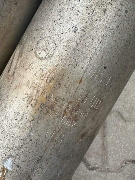 Выхлоп, глушитель, katalizator,exhaust Mercedes SL R230, РЕСТАЙЛИНГ, SL550, OM273,V8, фото 9