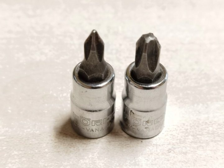 Насадки trzpieniowe 1/4'' крестовина PH1 PH3 FORCH, фото 1