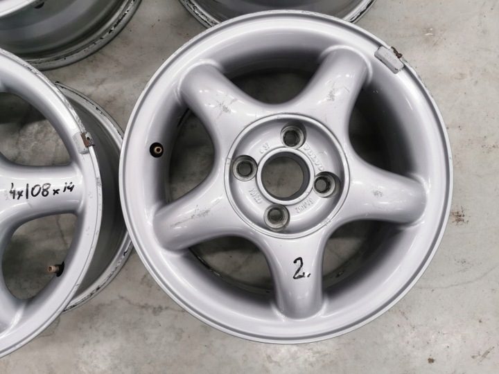 4× Литой диск Volvo OE 6.0" x 14" 4x108 ET 37, фото 5
