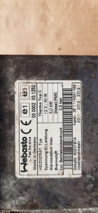 Отопитель WEBASTO Termo Top C, фото 4