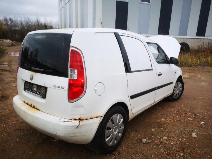 Skoda Praktik Защита коллектора 2008 1.4L, фото 9