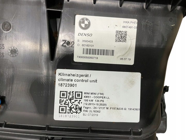 ОТОПИТЕЛЬ ВЕНТИЛЯТОР В СБОРЕ MINI F56 SE BEV ЭЛЕКТРО, фото 5