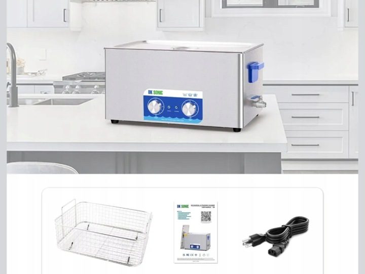 DK SONIC Ultrasonic Cleaner 4L – мойка stołowa с стали nierdzewnej M1859, фото 5