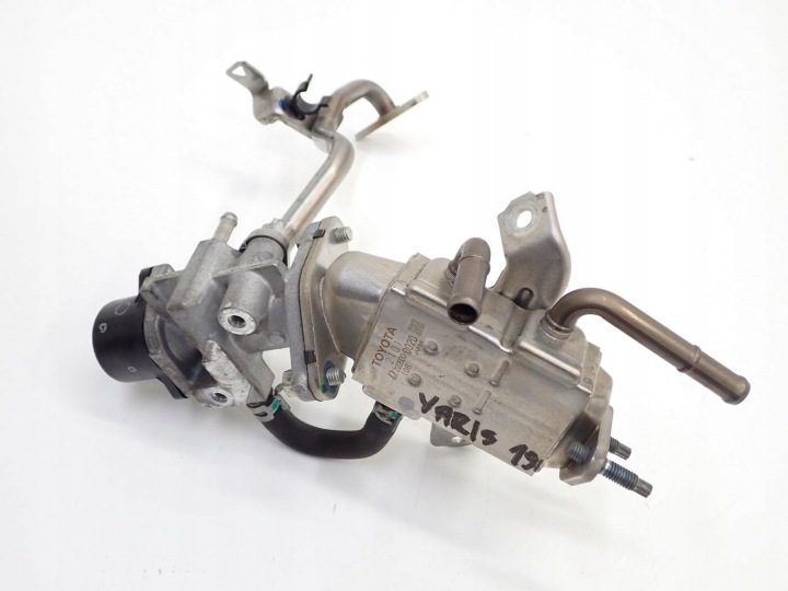 Клапан EGR радиатор EGR Toyota Yaris III 1.5 гибрид 1NZ 19 г., фото 3