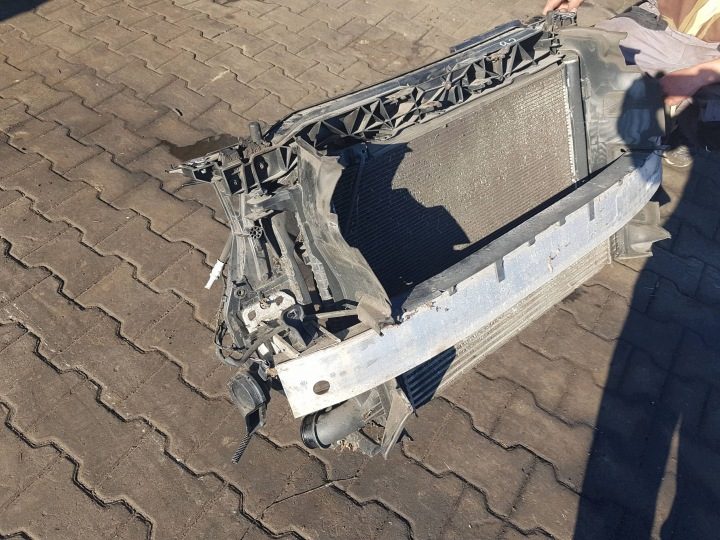 Audi Q3 8U 11-14r 2.0 TDI передняя панель радиаторы вентиляторы механика, фото 5