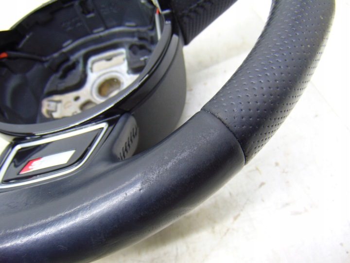 РУЛЬ КОЖА ПЕРФОРИРОВАННАЯ МУЛЬТИФУНКЦИОНАЛЬНАЯ AUDI A4 B8 РЕСТАЙЛИНГ S-LINE 8K0419091CA, фото 5