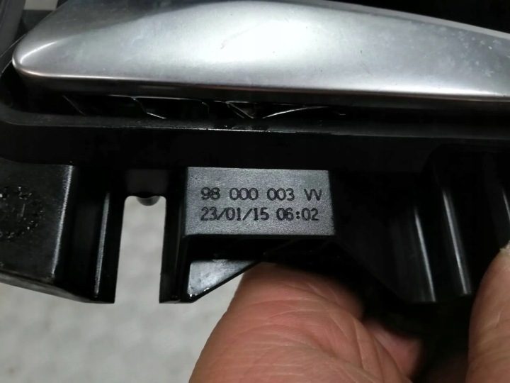 PEUGEOT 308 T9 РУЧКА ДВЕРИ ЛЕВАЯ ПЕРЕДНЯЯ С ПОДСВЕТКОЙ LED 98000003V, фото 3