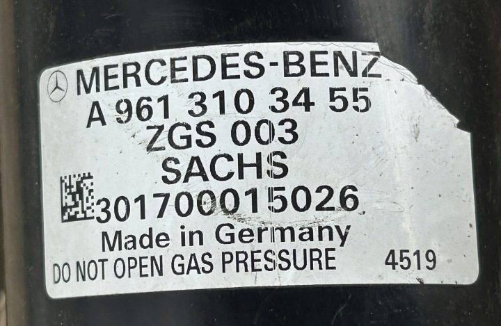 АМОРТИЗАТОР ПОДВЕСКИ КАБИНЫ MERCEDES ACTROS MP5 A9613103455, фото 4