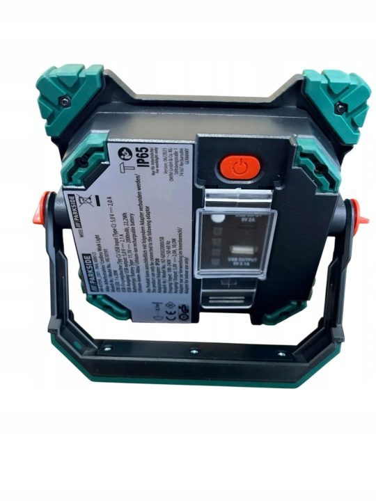 Фара рабочая аккумуляторная PARKSIDE LED 20 Вт с функцией powerbanku, фото 5