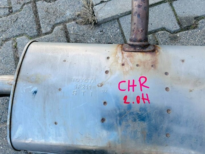 C-HR C-HR I рестайлинг 2.0 гибрид задний глушитель выхлопная труба выхлоп 1F211, фото 7