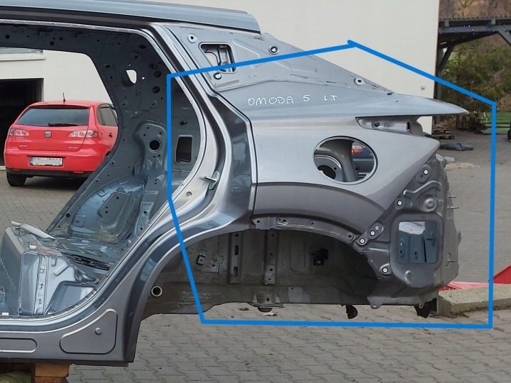 Chery Omoda 5 2024 крыло обшивка четверть левая задняя, фото 1