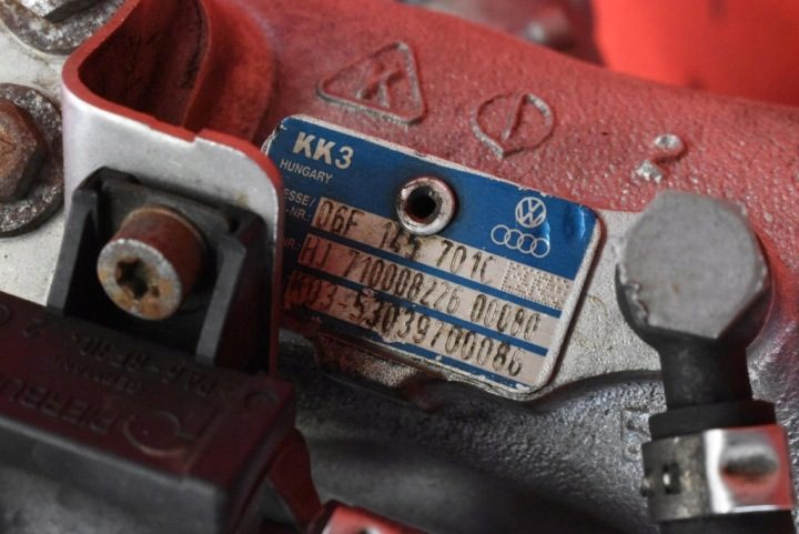 ТУРБОКОМПРЕССОР SEAT SKODA VOLKSWAGEN AUDI 2.0 TFSI FSI 06F145701C C, фото 6