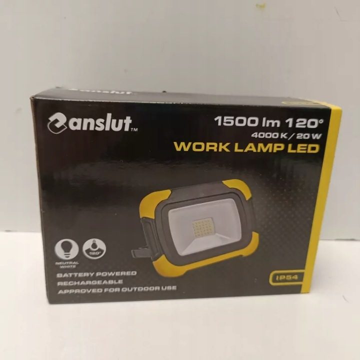 Фара рабочего света LED аккумуляторная 1500 lm 20 Вт IP54, фото 2