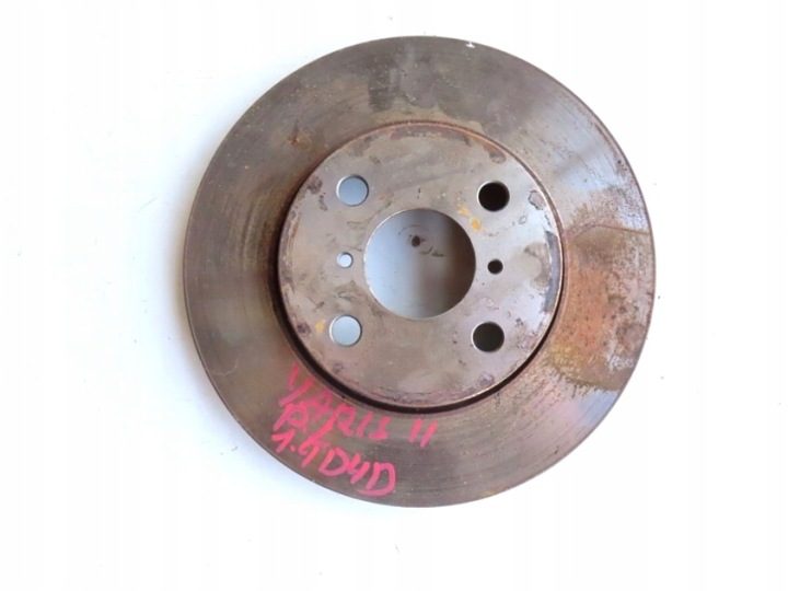 ТОРМОЗНОЙ ДИСК ПЕРЕДНИЙ 255 мм TOYOTA YARIS II 2006-2011 ГОД, фото 3