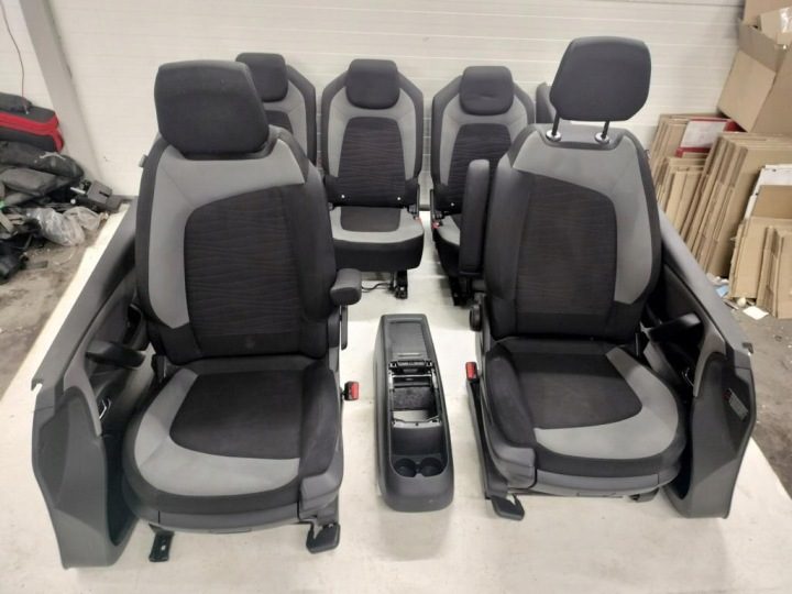 СИДЕНЬЕ ДИВАН КОМПЛЕКТ ОБШИВКИ CITROEN C4 PICASSO II 1.6 14 г. ОРИГИНАЛ. EU, фото 1