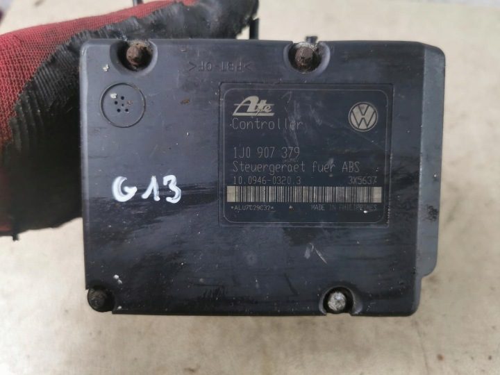 AUDI A3 8L VW GOLF IV SEAT LEON I SKODA НАСОС ABS 1J0614117A 1J0907379, фото 4