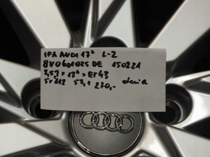 Литой диск Audi OE 7.5" x 17" 5x112 ET 43, фото 13