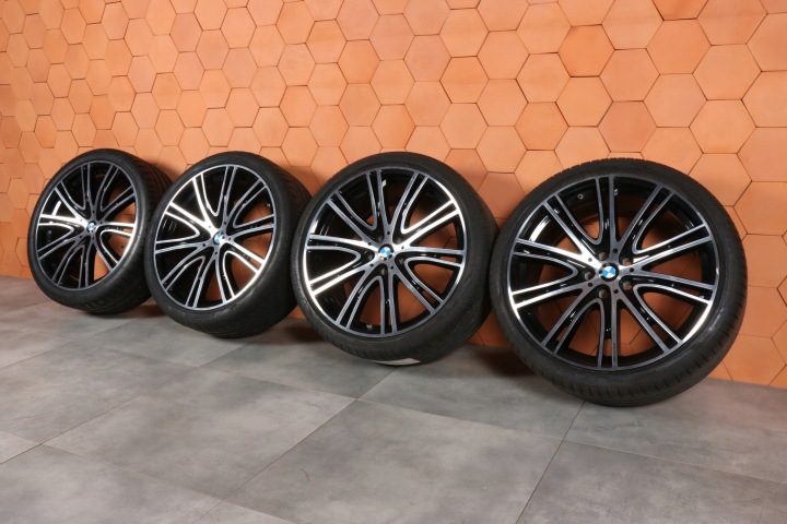 BMW G30 G31 ЛИТЫЕ ДИСКИ КОЛЕСА ШИНЫ ЛЕТНИЕ КОМПЛЕКТ 20" INDIVIDUAL СТИЛЬ 759i, фото 2