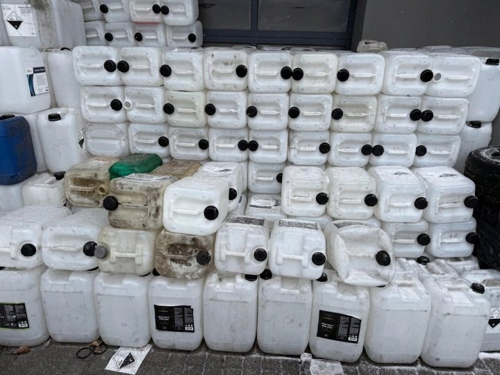 1x Бак канистра контейнер бидон на ВОДУ ТОПЛИВО 20L ЧЕРНОЕ, фото 2