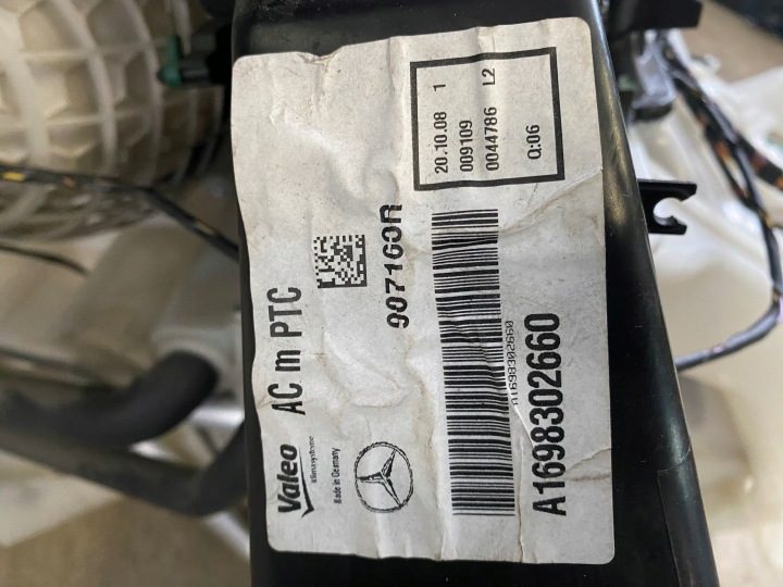 Отопитель Mercedes B W245 A1698302660 2.0 CDI, фото 9