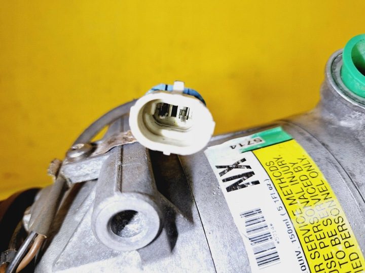Компрессор кондиционера 09165714 Opel Astra G 1.4 бензин NR15, фото 8