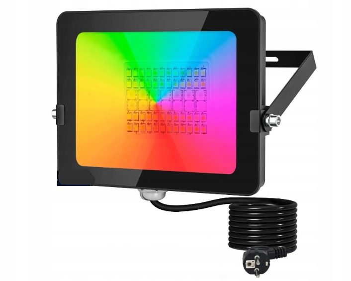 Фара LED RGB Bluetooth IP66 20W – 2 шт. управление aplikacją, фото 1
