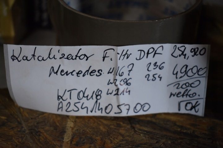 КАТАЛИЗАТОР ФИЛЬТР DPF MERCEDES W167 W206 W214 W236 W254 W 1, фото 5