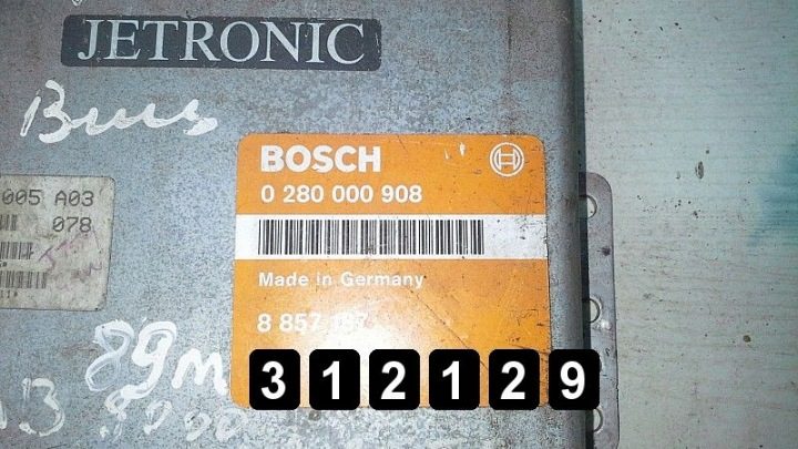 1989 Saab 9000 ЭБУ 0280000908 8857178, фото 2