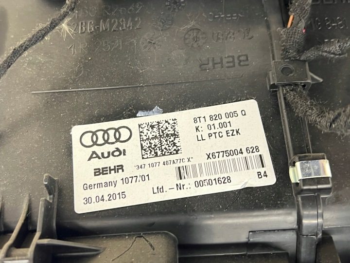ОТОПИТЕЛЬ В СБОРЕ AUDI A4 B8 РЕСТАЙЛИНГ ЕВРОПА 8K182005AS, фото 2