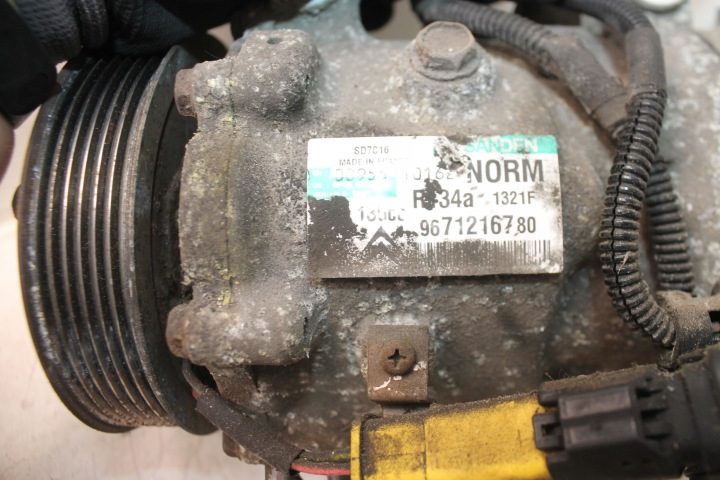 КОМПРЕССОР КОНДИЦИОНЕРА PEUGEOT 307 II (1.6HDI 110 FAP) 9671216780, фото 2