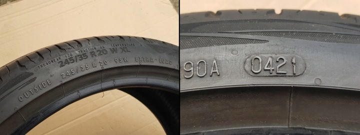 1 Штука шина летняя 20" / 4,6 мм Continental Ecocontact 6 - 245/35 R20, фото 3