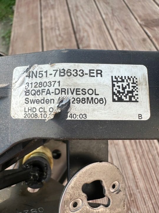 ПЕДАЛЬ СЦЕПЛЕНИЯ SPRĘŻYNKA VOLVO V50 2007-2012 4N51-7B633-EN 109 Л.С., фото 4