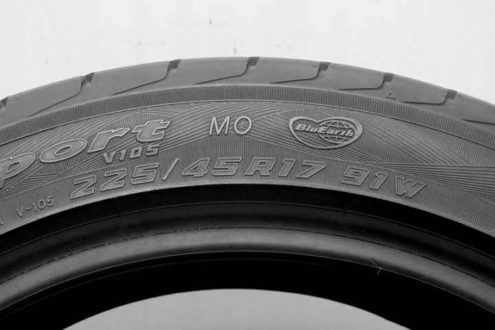Шина летняя Yokohama Advan Sport V105 225/45R17 94 Y защита диска, усилитель (XL), фото 5