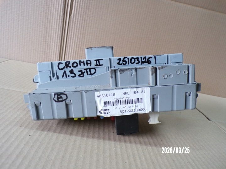 Fiat Croma II 1.9 JTD блок предохранителей 46846746, фото 3