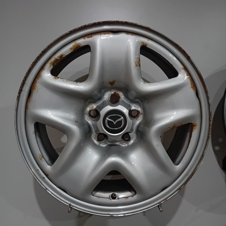 4× Штампованный диск Mazda OE 7.0" x 17" 5x114.3 ET 50, фото 2