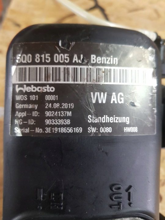 Автономный отопитель (Webasto) Audi A3 S3 8V 5Q0815005AJ, фото 8